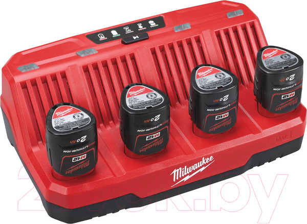 Изображение товара Зарядное устройство для электроинструмента Milwaukee M12 C4 / 4932430554