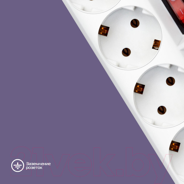 Изображение товара Сетевой фильтр Buro 500SH-5-SW-W (белый)