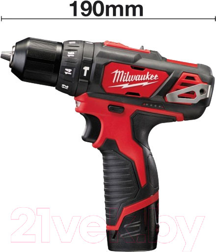 Изображение товара Аккумуляторная дрель-шуруповерт Milwaukee M12 BPD-0 / 4933441950