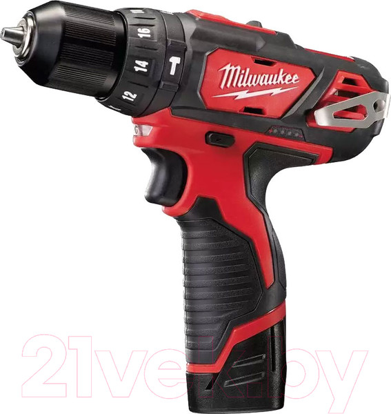 Изображение товара Аккумуляторная дрель-шуруповерт Milwaukee M12 BPD-202С / 4933441940