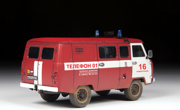 Изображение товара Сборная модель Звезда УАЗ-3909 Пожарная служба / 43001