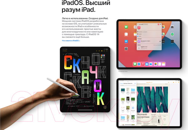 Изображение товара Планшет Apple iPad Pro 11 128GB Wi-Fi A2759 / MNXD3 (серый космос)
