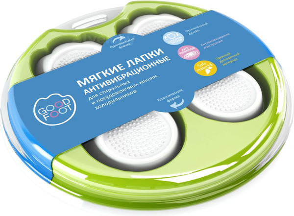 Изображение товара Комплект антивибрационных подставок Good Foot GF-1