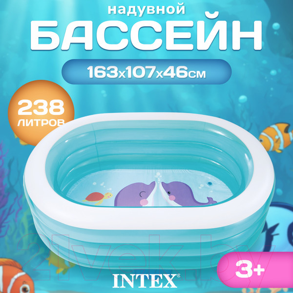 Изображение товара Надувной бассейн Intex 57482NP (163x107x46)
