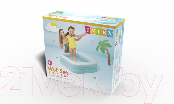 Изображение товара Надувной бассейн Intex 57100NP (85x85x23)
