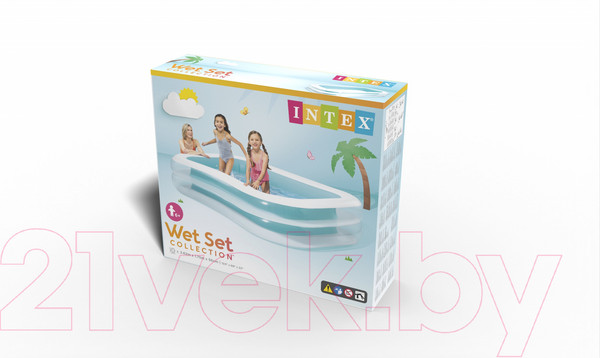 Изображение товара Надувной бассейн Intex Family / 56483NP (262x175x56)