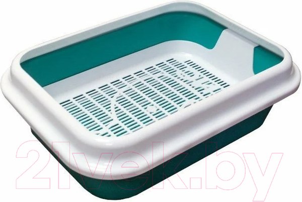 Изображение товара Туалет-лоток ZooExpress Мегакис 11161 (с сеткой и рамкой)