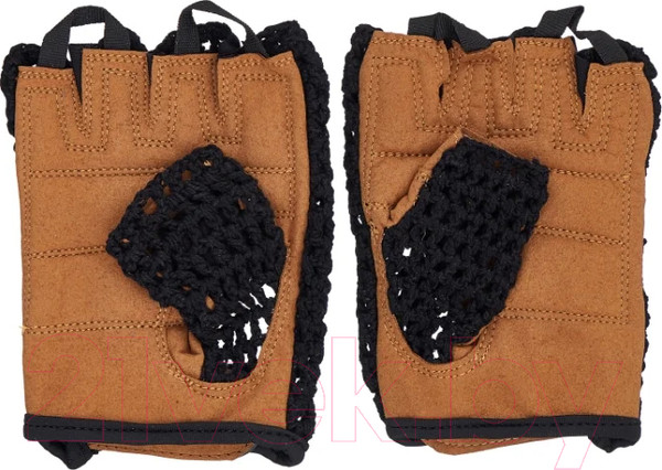 Изображение товара Перчатки для пауэрлифтинга Indigo Sport SB-16-1967 (M, черный/коричневый)