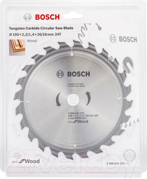 Изображение товара Пильный диск Bosch 2.608.644.375