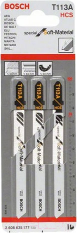 Изображение товара Набор пильных полотен Bosch 2.608.635.177