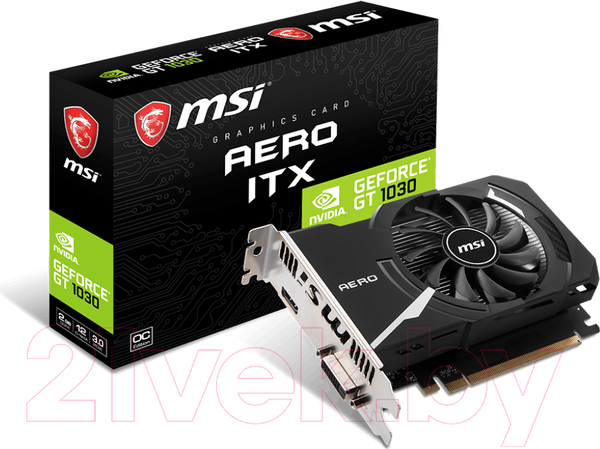 Изображение товара Видеокарта MSI GT 1030 AERO ITX 2GD4 OC