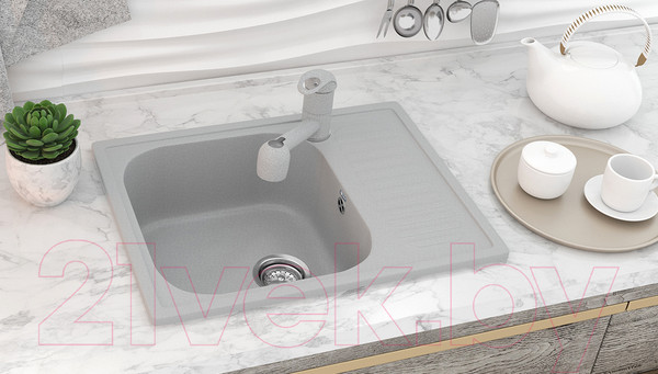 Изображение товара Мойка кухонная Ulgran U-202 (310 серый)