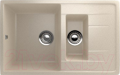 Изображение товара Мойка кухонная Ulgran U-205 (328 бежевый)