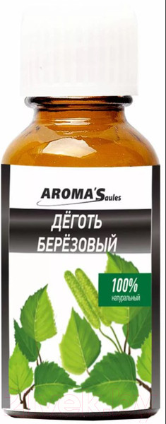 Изображение товара Масло косметическое Aroma Saules Березовый деготь (100мл)