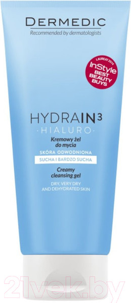 Изображение товара Гель для умывания Dermedic Hydrain3 Hialuro  (200мл)