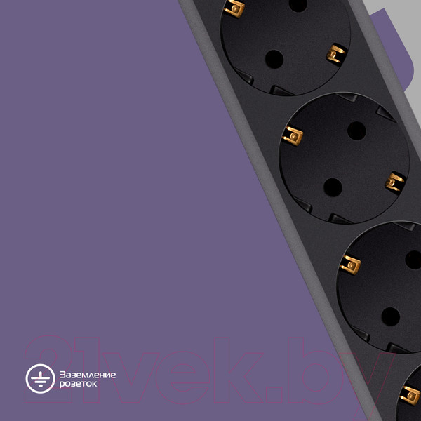 Изображение товара Сетевой фильтр Buro 600SH-16-1.8-B (черный)