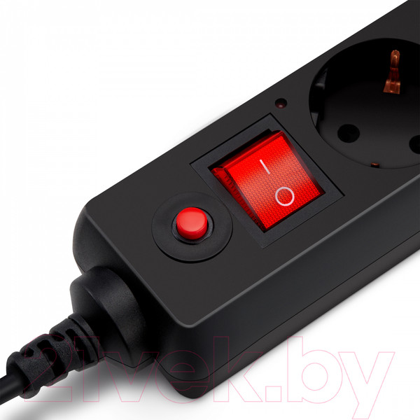 Изображение товара Сетевой фильтр Buro 600SH-16-1.8-B (черный)