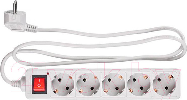 Изображение товара Сетевой фильтр Buro 500SL-3-G (серый)