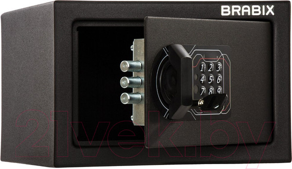 Изображение товара Мебельный сейф Brabix SF-170EL / 291143 (черный)
