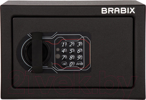 Изображение товара Мебельный сейф Brabix SF-170EL / 291143 (черный)