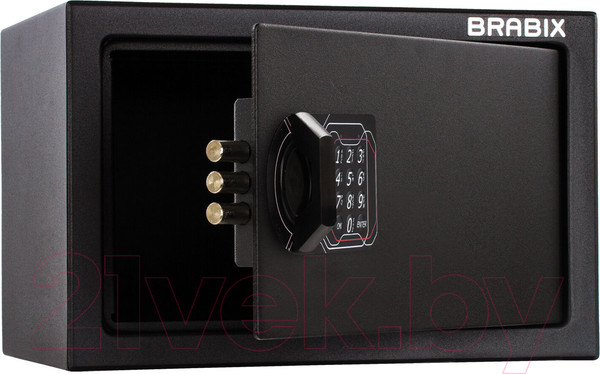Изображение товара Мебельный сейф Brabix SF-200EL / 291145 (черный)