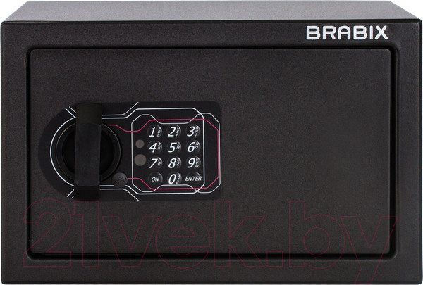 Изображение товара Мебельный сейф Brabix SF-200EL / 291145 (черный)