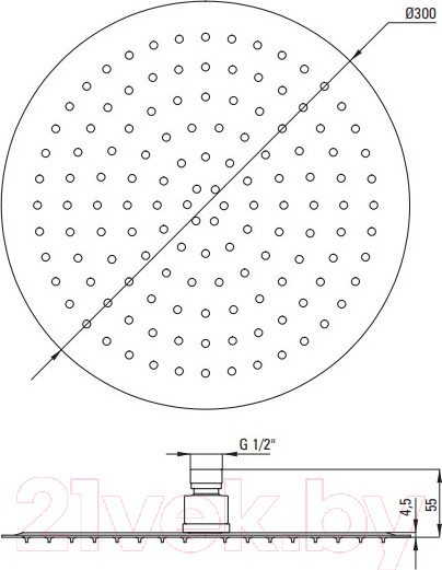 Изображение товара Душевая система со смесителем Deante Box BXYZ0EBT