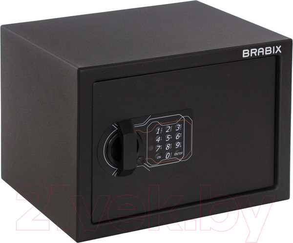 Изображение товара Мебельный сейф Brabix SF-230EL / 291147 (черный)