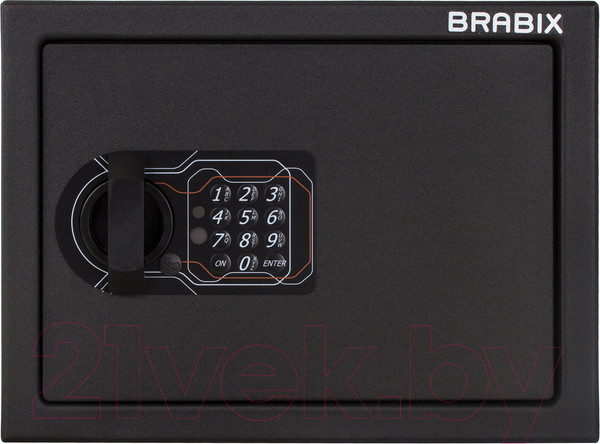 Изображение товара Мебельный сейф Brabix SF-230EL / 291147 (черный)