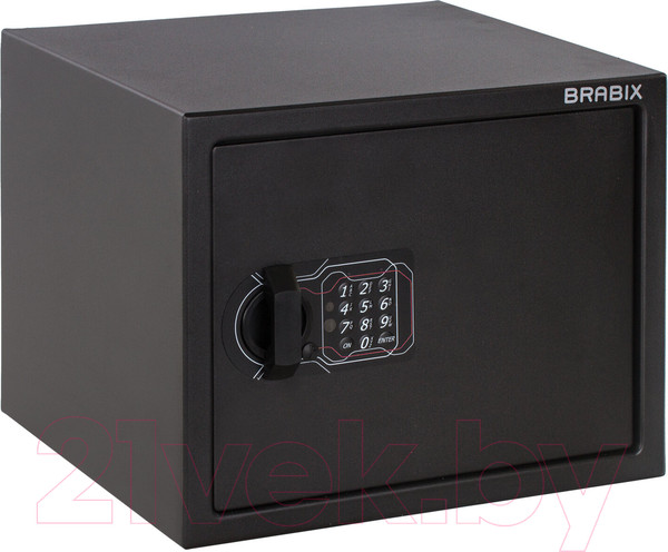 Изображение товара Мебельный сейф Brabix SF-280EL / 291149 (черный)