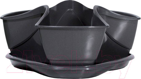 Изображение товара Кашпо Prosperplast Coubi DKN3001-426U (графит)