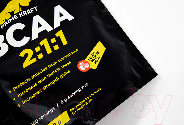 Изображение товара Аминокислоты BCAA Prime Kraft 2:1:1 (500г, персик-маракуйя)