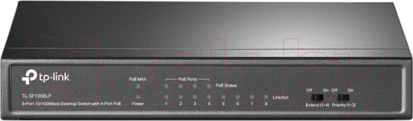Изображение товара Коммутатор TP-Link TL-SF1008LP