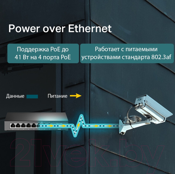 Изображение товара Коммутатор TP-Link TL-SF1008LP