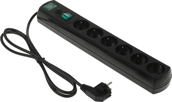 Изображение товара Сетевой фильтр Most LRG 6-1.6BK (1.6м, черный)