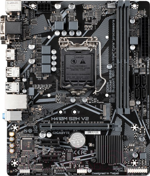 Изображение товара Материнская плата Gigabyte H410M S2H V2