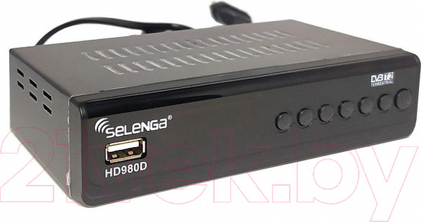 Изображение товара Тюнер цифрового телевидения Selenga HD980D