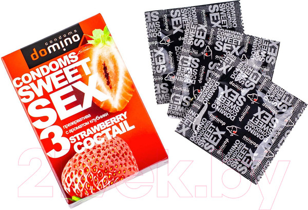 Изображение товара Презервативы LUXE Domino Sweetsex клубника №3 / 674
