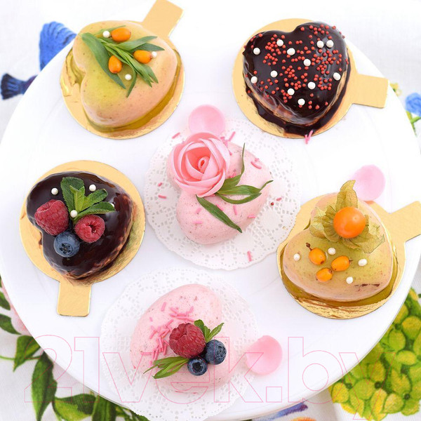 Изображение товара Форма для выпечки Мультидом Сердечки VL80-315