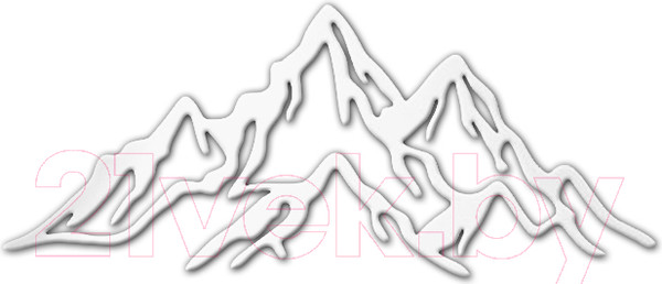 Изображение товара Декор настенный Arthata Горная цепь 25x50-V / 080-1 (белый)