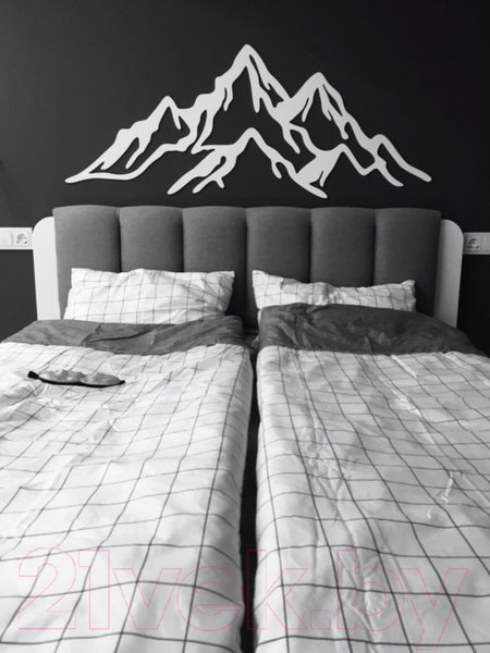 Изображение товара Декор настенный Arthata Горная цепь 25x50-V / 080-1 (белый)