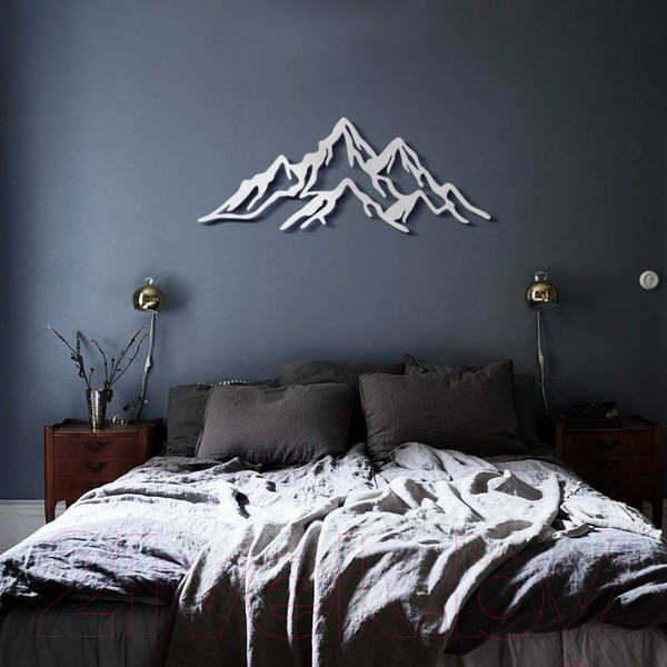 Изображение товара Декор настенный Arthata Горная цепь 25x50-V / 080-1 (белый)