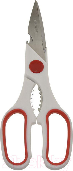 Изображение товара Ножницы кухонные Мультидом AN60-34 (белые ручки)