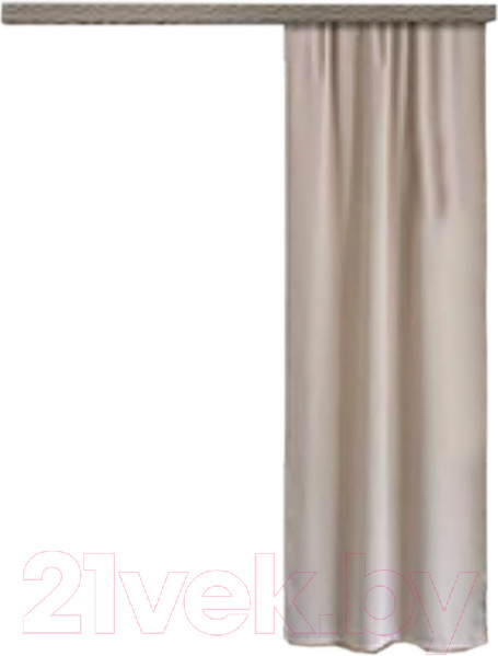 Изображение товара Штора Этель Матовый блэкаут 4881574 (135x260, бежевый)