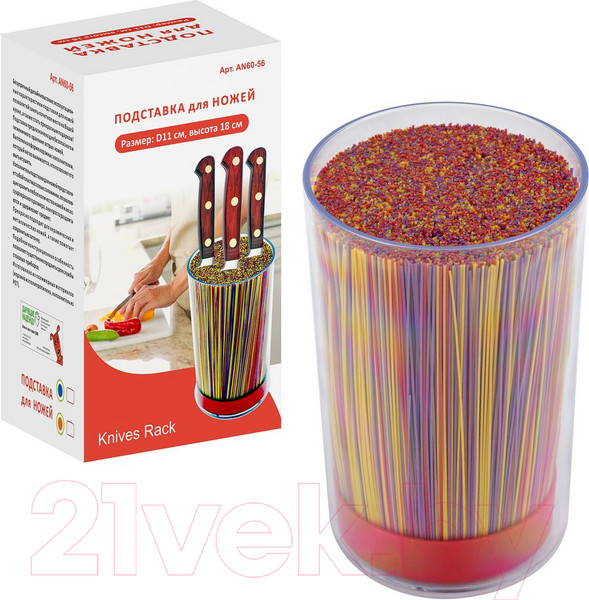 Изображение товара Подставка для ножей Мультидом AN60-56