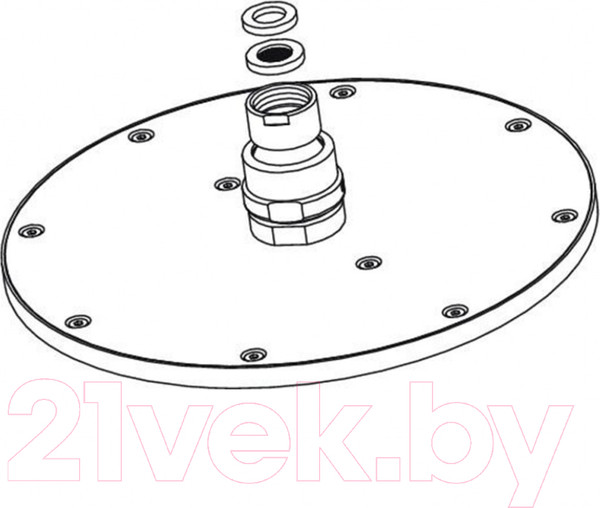 Изображение товара Лейка верхнего душа Ideal Standard IdealRain Soft B9442AA