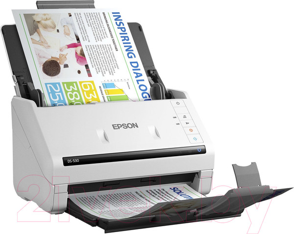 Изображение товара Протяжный сканер Epson WorkForce DS-530II / B11B261401