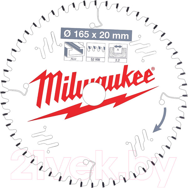 Изображение товара Пильный диск Milwaukee 4932471296