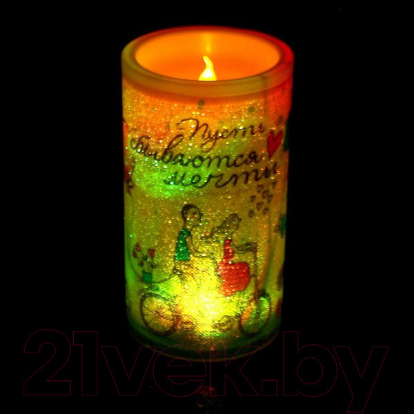 Изображение товара Электронная свеча No Brand Пусть сбываются мечты / 1071939
