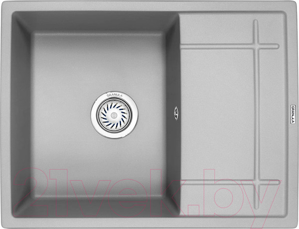Изображение товара Мойка кухонная GRANULA GR-6501 (алюминиум)